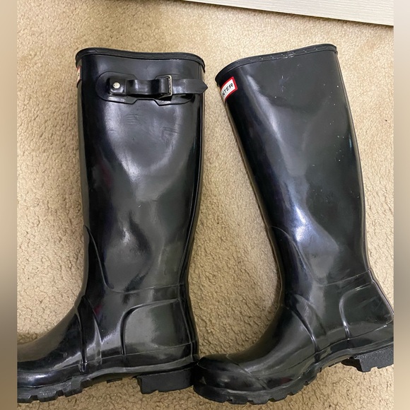 Hunter boots used twice a couple of hours. - Picture 2 of 3